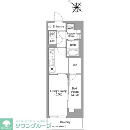 コンフォリア・リヴ豊洲キャナルの物件間取画像